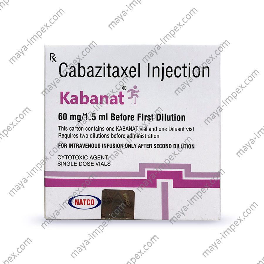 Купить Кабазитаксел (Kabanat) в , цена на препарат Кабанат